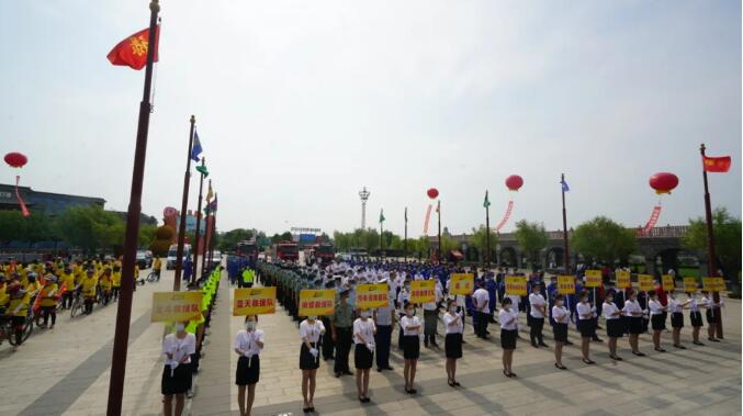 葫蘆島市應(yīng)急管理科教體驗(yàn)基地揭牌儀式圖二
